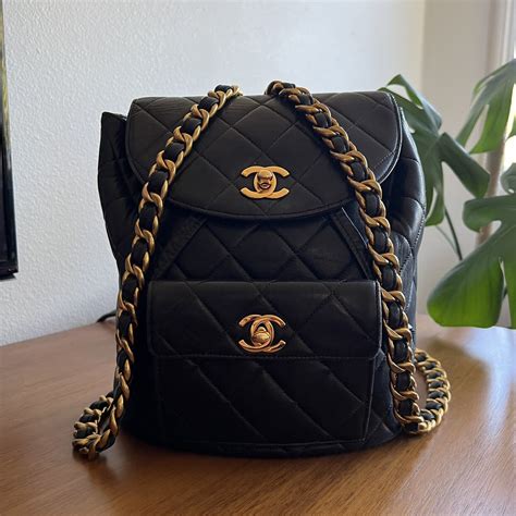 coco chanel backpack|vintage chanel backpack price.